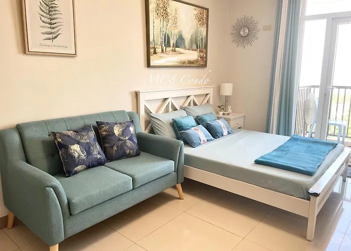 Cozy Unit With Balcony Near Mactan Airport, Sea & View 3* 막탄