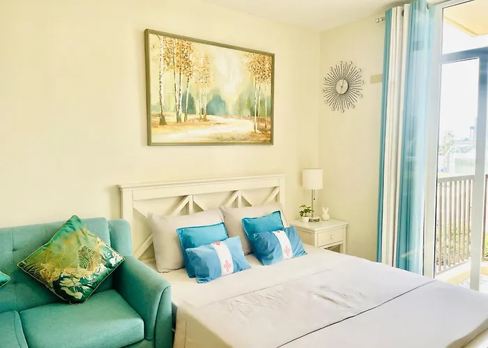 아파트호텔 Cozy Unit With Balcony Near Mactan Airport, Sea & View 3*